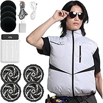 Amazon.co.jp: [Hon&Guan] 2025新登場 ファン付きベスト 4ファン